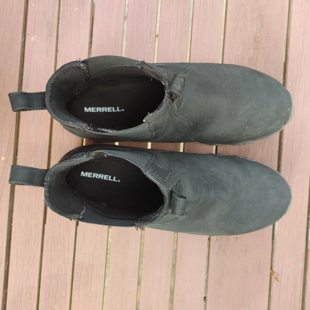 Merrell Men's Black Chukka Hiking Boots
